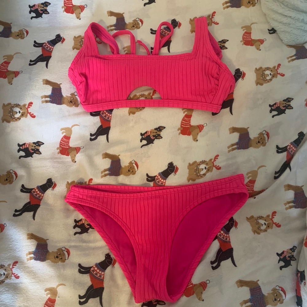 🌱4/$25 hot pink bikini